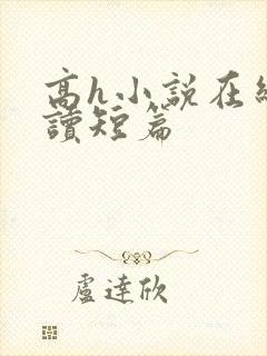 高h小说在线阅读短篇