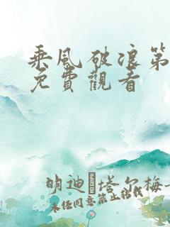 乘风破浪第五季免费观看