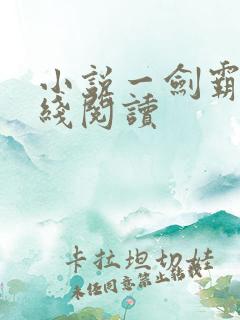 小说一剑霸天在线阅读