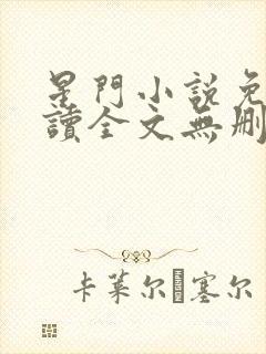 星门小说免费阅读全文无删减