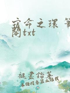 宿命之环 笔趣阁txt