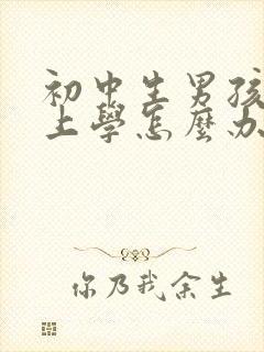 初中生男孩不想上学怎么办