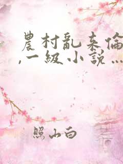 农村乱来伦小说,一级小说……