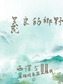吴良的乡野小农民