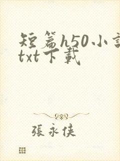 短篇h50小说txt下载