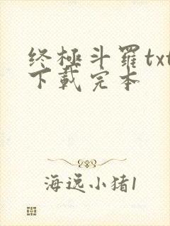 终极斗罗txt下载完本