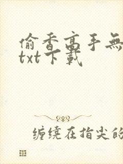 偷香高手无删减txt下载