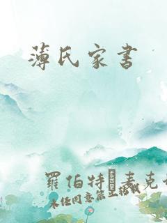 薄氏家书