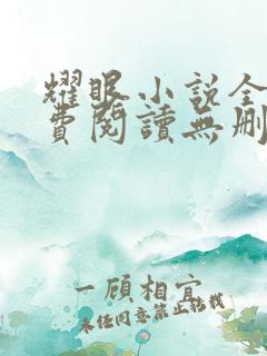 耀眼小说全文免费阅读无删减