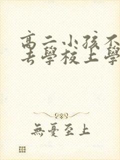 高二小孩不愿意去学校上学怎么开导