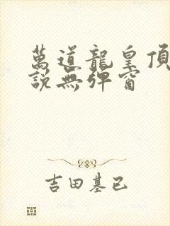 万道龙皇顶点小说无弹窗