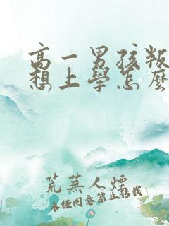 高一男孩叛逆不想上学怎么办