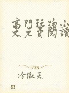 高门玩物小说全文免费阅读笔趣阁