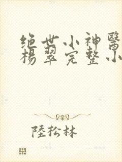 绝世小神医张冬杨翠完整小说下载