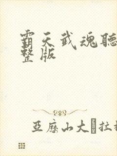 霸天武魂听书完整版