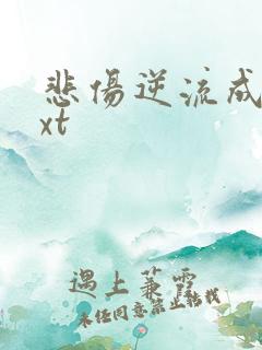 悲伤逆流成河txt