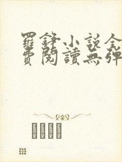 罗铮小说全文免费阅读无弹窗