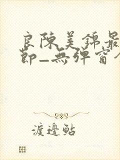 良陈美锦最新章节_无弹窗全文免费阅读