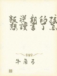 叛逆期的孩子不想读书了怎么办