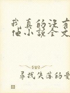 我真的没有引诱他小说全文免费阅读笔趣阁