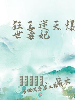 狂王逆天爆宠惊世毒妃