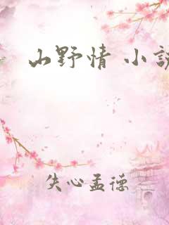 山野情 小说