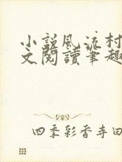 小说风流村官全文阅读笔趣阁