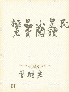极品小农民小说免费阅读
