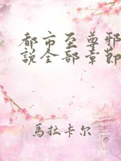 都市至尊邪医小说全部章节