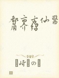 都市古仙医女主角介绍