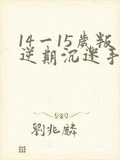 14一15岁叛逆期沉迷手机
