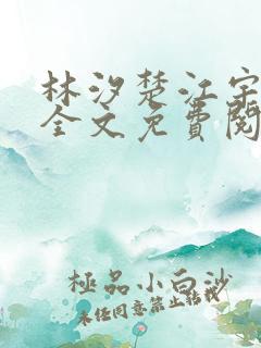 林汐楚江宇小说全文免费阅读最新章节更新