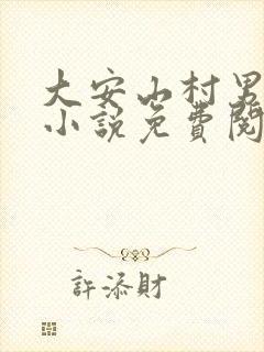 大安山村男人们小说免费阅读全文