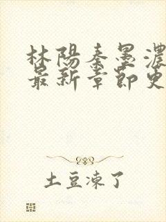 林阳秦墨浓小说最新章节更新内容