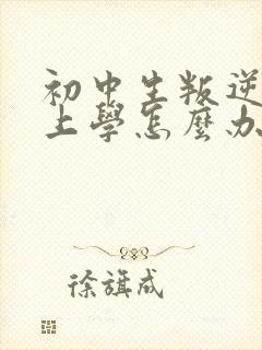 初中生叛逆不去上学怎么办