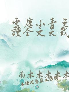 云尘小青免费阅读全文天武神帝