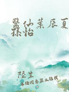医仙叶辰夏若雪孙怡