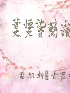 萧恒沈妙小说全文免费阅读