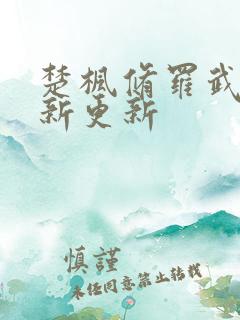 楚枫修罗武神最新更新