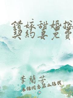 错嫁甜婚总裁的契约妻免费