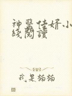 神医佳婿小说在线阅读