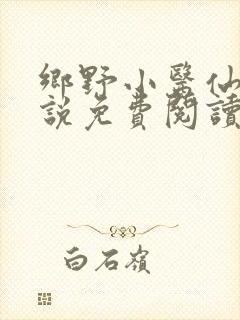 乡野小医仙 小说免费阅读完本