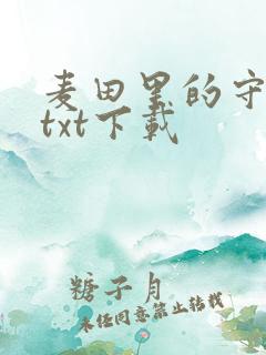 麦田里的守望者txt下载