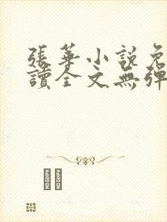 张华小说免费阅读全文无弹窗