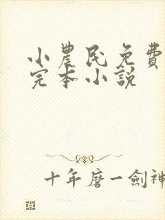 小农民免费阅读完本小说