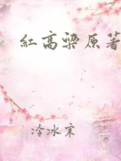 红高粱原著小说
