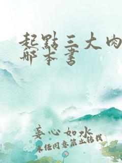 起点三大肉器是哪本书