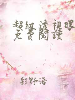 超级透视眼叶晨免费阅读