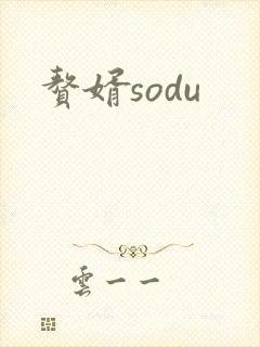 赘婿sodu