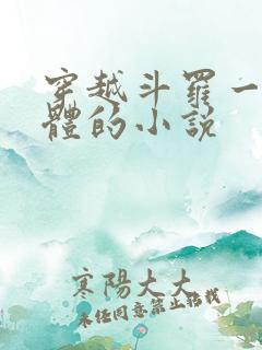穿越斗罗一魂双体的小说